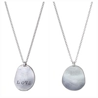 Sterling Silver Dóchas Love Pendant, Small