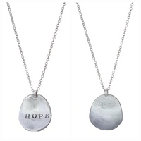 Sterling Silver Dóchas Hope Pendant, Small