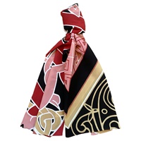 Book of Kells Large Celtic Scarf, Baby Pink/Beige