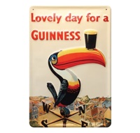 Guinness Toucan Metal Sign