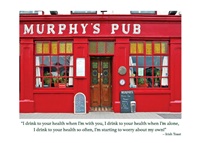 Murphys Pub Irish Blessing, Birthday