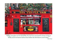 Irish Temple Bar Birthday Card