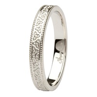 Aishlin 14kt White Gold Wedding Band