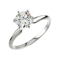 14kt White Gold Engagement Setting