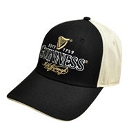 Guinness Tradition Baseball Cap, Black and Tan