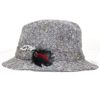 Hanna Grey Multi Colored Tweed Walking Hat