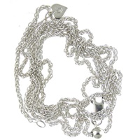 Sterling Silver 30 Adjustable Spiga Chain