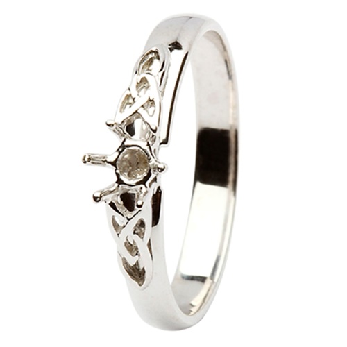Claddagh ring sales with trinity knot