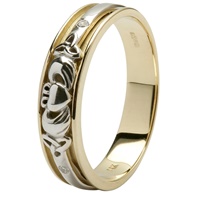 14kt Gold Claddagh Wedding Ring