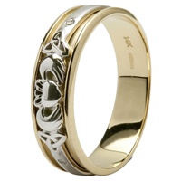 14kt Gold Claddagh Wedding Ring