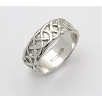 Mens Sheelin Wide Celtic Wedding Band