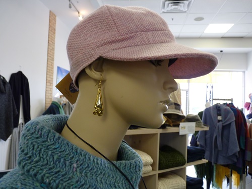 Hanna Hat Irish Teelin Tweed Cap, Pink