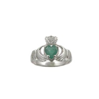 14K White Gold Claddagh Setting ONLY (2)