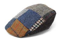 Hanna Hats-Irish-Tweed Donegal Touring Patch Cap